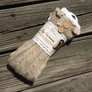 Beige Leg Warmers